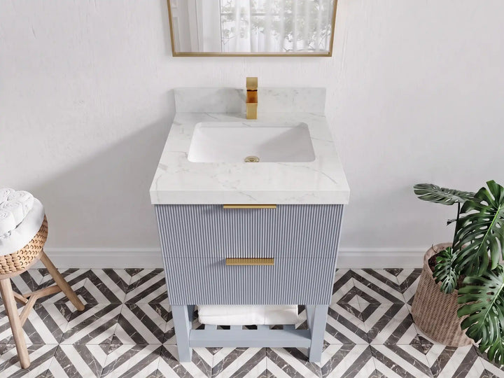 Catalina 24 in. W x 22 in. D Single Sink Bathroom Vanity - photo 10
