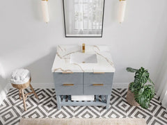 Catalina 36 in. W x 22 in. D Center Sink Bathroom Vanity - photo 5