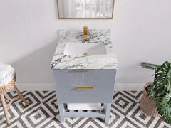 Catalina 24 in. W x 22 in. D Single Sink Bathroom Vanity - photo 7