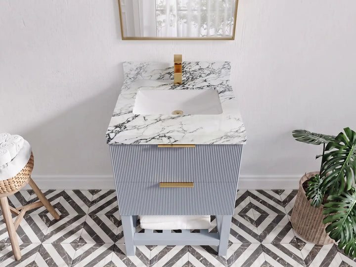 Catalina 24 in. W x 22 in. D Single Sink Bathroom Vanity - photo 7