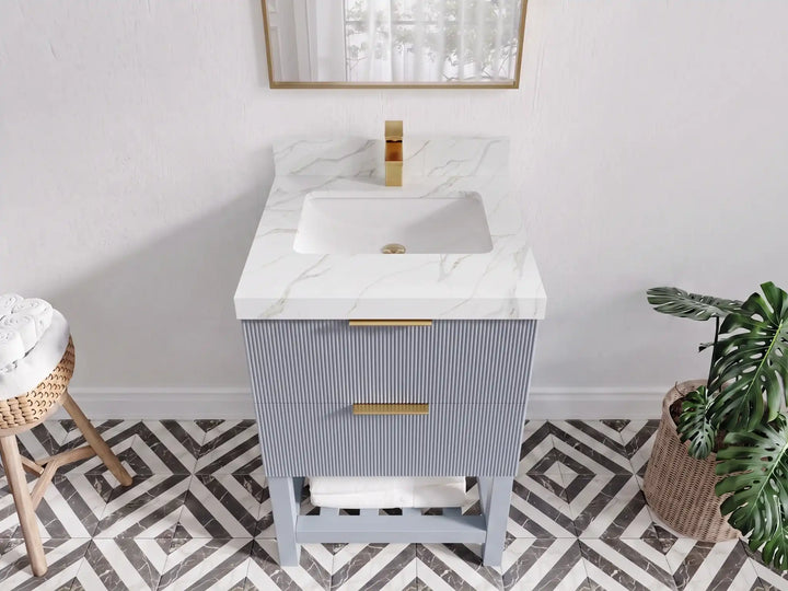 Catalina 24 in. W x 22 in. D Single Sink Bathroom Vanity - photo 8