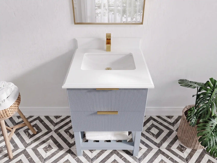 Catalina 24 in. W x 22 in. D Single Sink Bathroom Vanity - photo 17