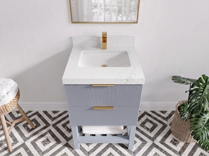 Catalina 24 in. W x 22 in. D Single Sink Bathroom Vanity - photo 18