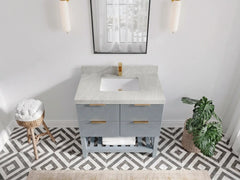 Catalina 36 in. W x 22 in. D Center Sink Bathroom Vanity - photo 14