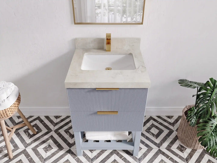 Catalina 24 in. W x 22 in. D Single Sink Bathroom Vanity - photo 14