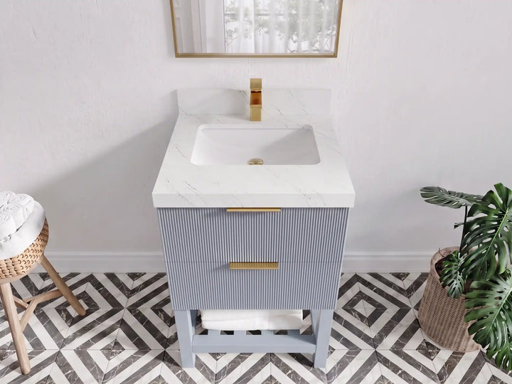 Catalina 24 in. W x 22 in. D Single Sink Bathroom Vanity - photo 15