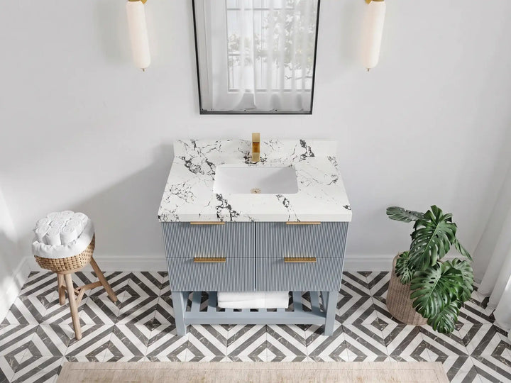 Catalina 36 in. W x 22 in. D Center Sink Bathroom Vanity - photo 20