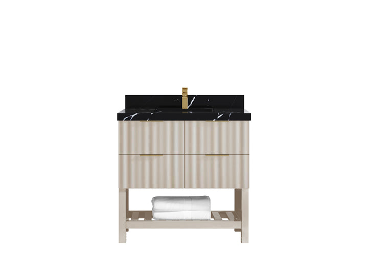 Catalina 36 in. W x 22 in. D Center Sink Bathroom Vanity - photo 9