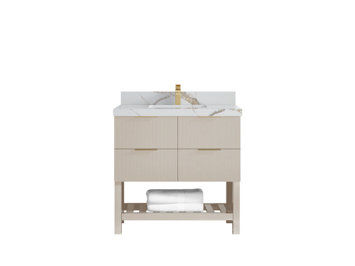 Catalina 36 in. W x 22 in. D Center Sink Bathroom Vanity - photo 11
