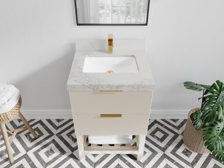 Catalina 24 in. W x 22 in. D Single Sink Bathroom Vanity - photo 12