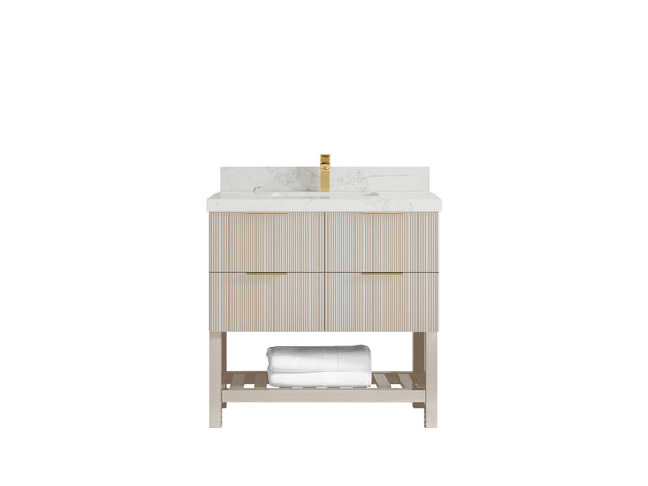 Catalina 36 in. W x 22 in. D Center Sink Bathroom Vanity - photo 15