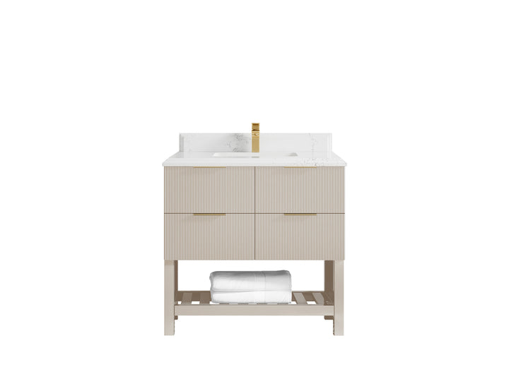 Catalina 36 in. W x 22 in. D Center Sink Bathroom Vanity - photo 25