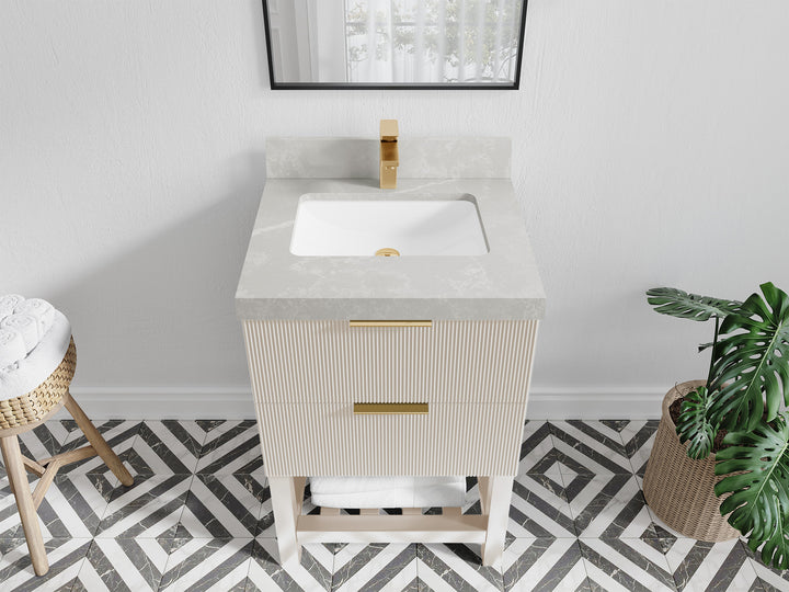 Catalina 24 in. W x 22 in. D Single Sink Bathroom Vanity - photo 26