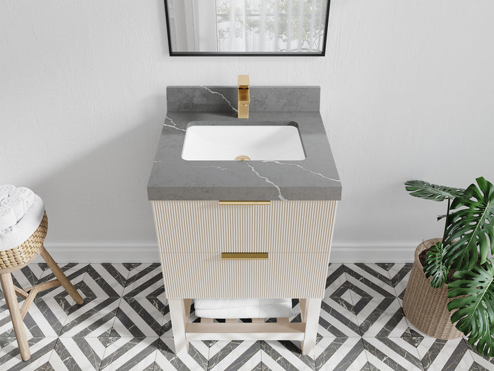 Catalina 24 in. W x 22 in. D Single Sink Bathroom Vanity - photo 24