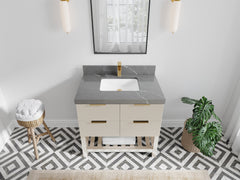 Catalina 36 in. W x 22 in. D Center Sink Bathroom Vanity - photo 26