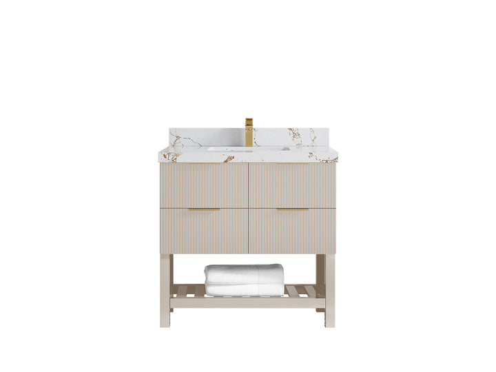 Catalina 36 in. W x 22 in. D Center Sink Bathroom Vanity - photo 37