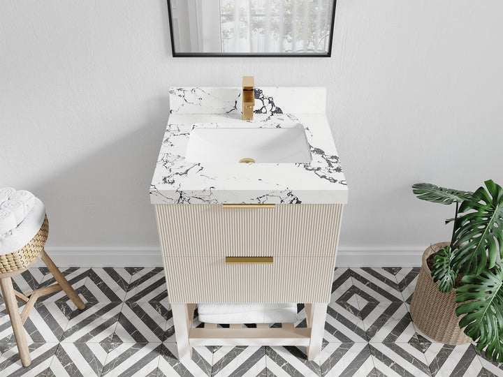 Catalina 24 in. W x 22 in. D Single Sink Bathroom Vanity - photo 38