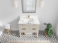 Catalina 36 in. W x 22 in. D Center Sink Bathroom Vanity - photo 32