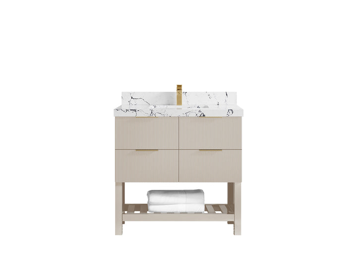 Catalina 36 in. W x 22 in. D Center Sink Bathroom Vanity - photo 39