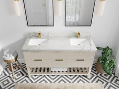 Catalina 60 in W x 22 in D Free Standing Reeded Double Sink Bathroom Vanity - photo 34