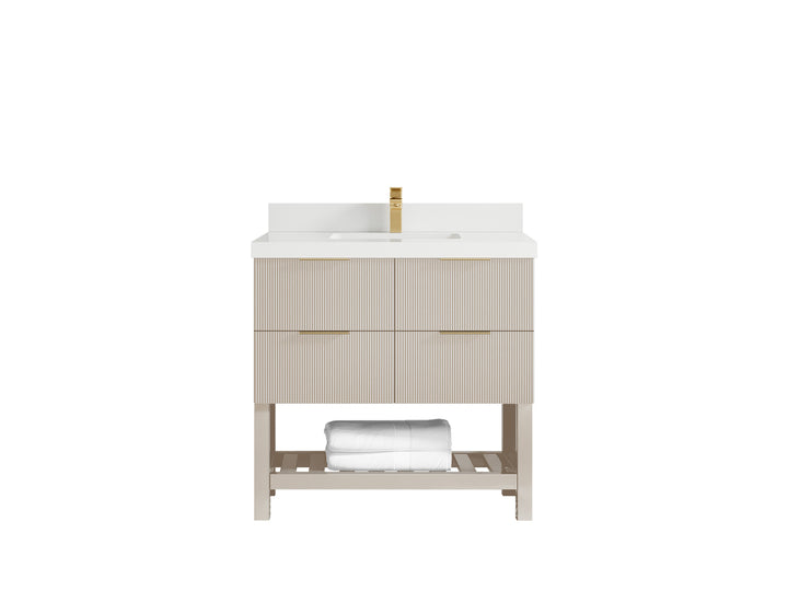 Catalina 36 in. W x 22 in. D Center Sink Bathroom Vanity - photo 45