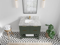 Catalina 36 in. W x 22 in. D Center Sink Bathroom Vanity - photo 13