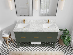 Catalina 60 in W x 22 in D Free Standing Reeded Double Sink Bathroom Vanity - photo 13