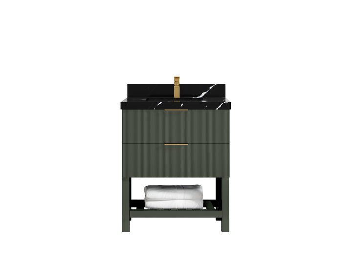 Catalina 30 in W x 22 in D Free Standing Reeded Single Sink Bathroom Vanity - photo 18