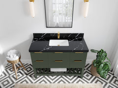 Catalina 48 in W x 22 in D Free Standing Reeded Single Sink Bathroom Vanity - photo 17