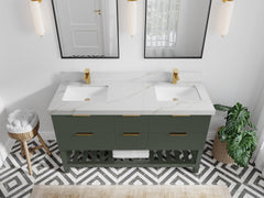 Catalina 60 in W x 22 in D Free Standing Reeded Double Sink Bathroom Vanity - photo 25