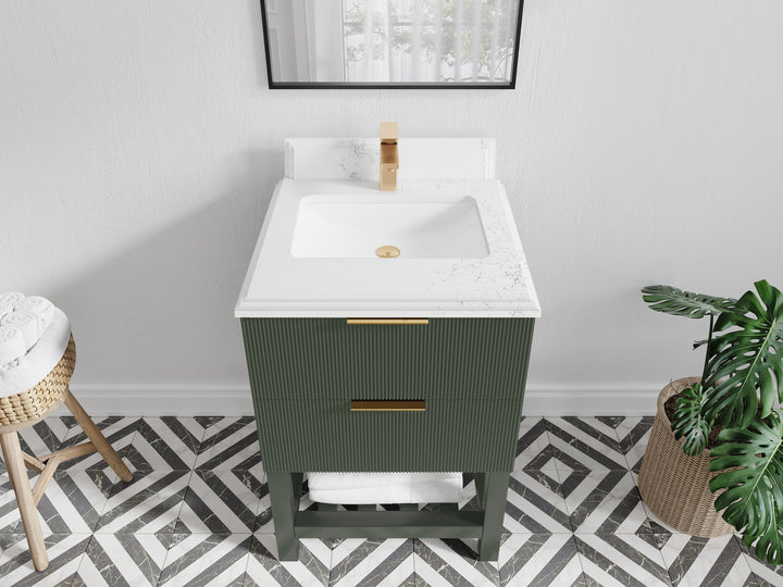 Catalina 24 in. W x 22 in. D Single Sink Bathroom Vanity - photo 45