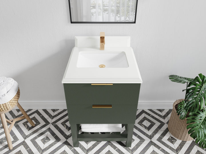 Catalina 24 in. W x 22 in. D Single Sink Bathroom Vanity - photo 47