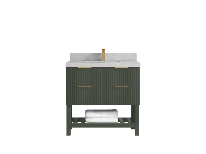 Catalina 36 in. W x 22 in. D Center Sink Bathroom Vanity - photo 30