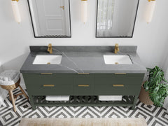 Catalina 72 in W x 22 in D Free Standing Reeded Double Sink Bathroom Vanity - photo 26