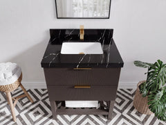 Catalina 36 in. W x 22 in. D Center Sink Bathroom Vanity - photo 9