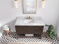 Catalina 48 in W x 22 in D Free Standing Reeded Single Sink Bathroom Vanity - photo 36