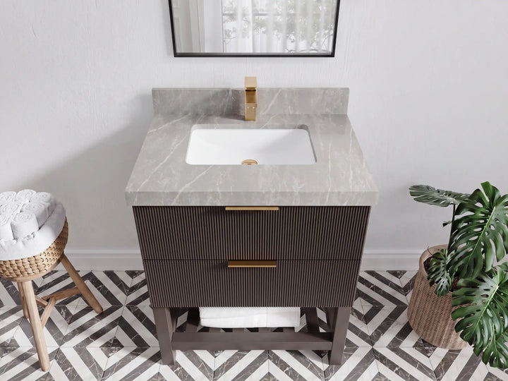 Catalina 36 in. W x 22 in. D Center Sink Bathroom Vanity - photo 16