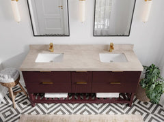 Catalina 72 in W x 22 in D Free Standing Reeded Double Sink Bathroom Vanity - photo 30