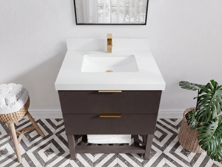 Catalina 36 in. W x 22 in. D Center Sink Bathroom Vanity - photo 5