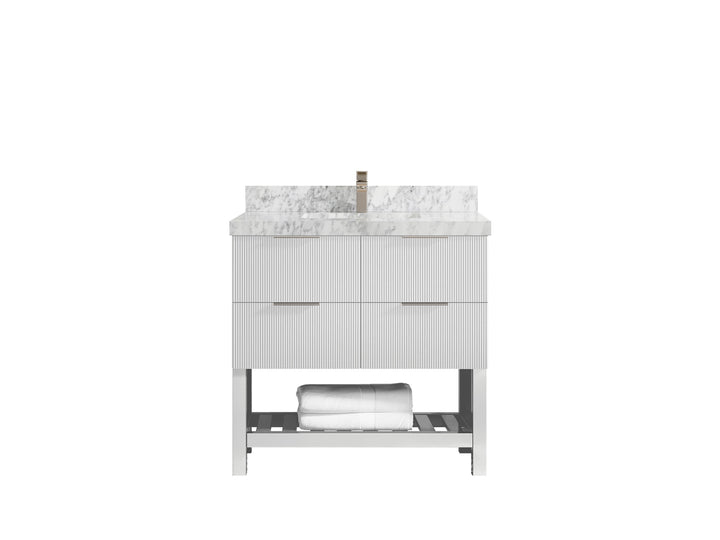 Catalina 36 in. W x 22 in. D Center Sink Bathroom Vanity - photo 18
