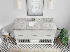 Catalina 60 in W x 22 in D Free Standing Reeded Single Sink Bathroom Vanity - photo 18