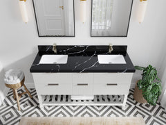 Catalina 60 in W x 22 in D Free Standing Reeded Double Sink Bathroom Vanity - photo 8