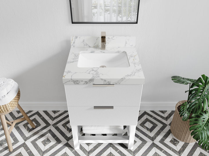 Catalina 24 in. W x 22 in. D Single Sink Bathroom Vanity - photo 17