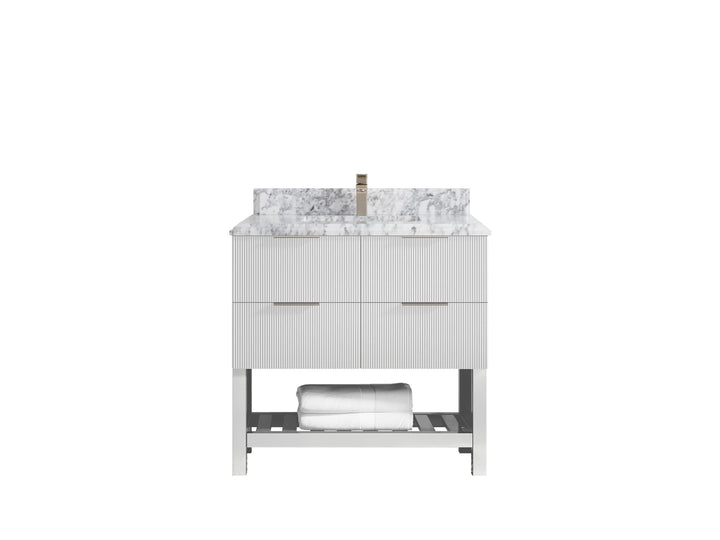 Catalina 36 in. W x 22 in. D Center Sink Bathroom Vanity - photo 44