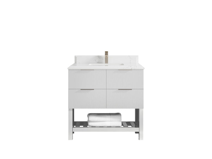 Catalina 36 in. W x 22 in. D Center Sink Bathroom Vanity - photo 24