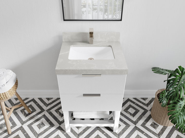 Catalina 24 in. W x 22 in. D Single Sink Bathroom Vanity - photo 28