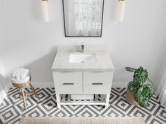 Catalina 36 in. W x 22 in. D Center Sink Bathroom Vanity - photo 23