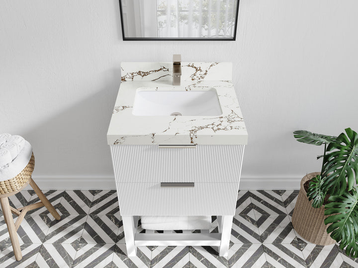 Catalina 24 in. W x 22 in. D Single Sink Bathroom Vanity - photo 36