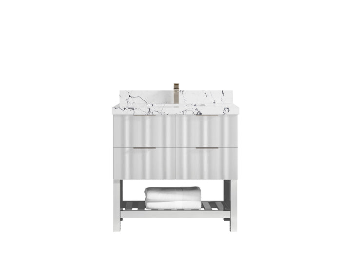 Catalina 36 in. W x 22 in. D Center Sink Bathroom Vanity - photo 34