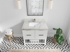 Catalina 36 in. W x 22 in. D Center Sink Bathroom Vanity - photo 33